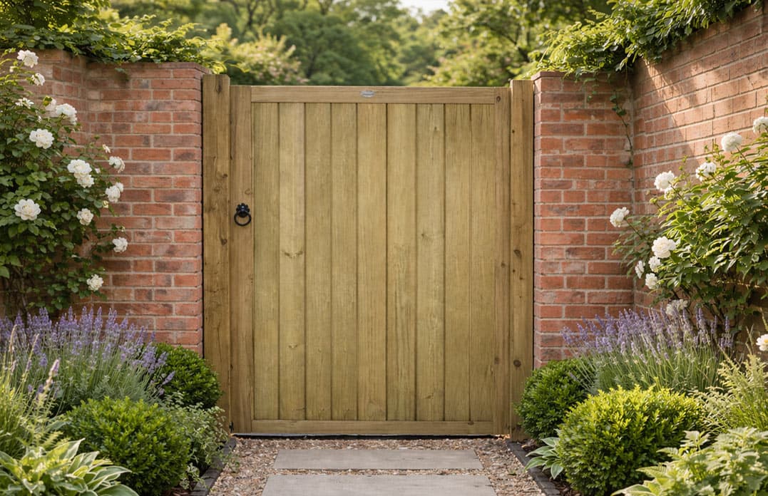 Timberline gate project in Plymouth